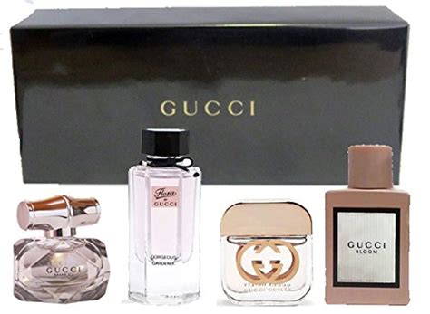 gucci mini variety fragrance set 4 count|Women's Mini Perfume Coffret Set .